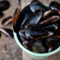 Atmosphere shot of the Mussels Weekend at Brasserie Kroost on July 26 & 27. Plain mussels served with unlimited fries in a relaxed summer setting.